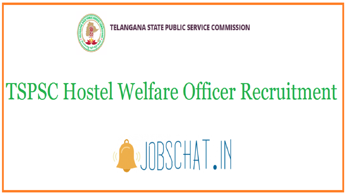 TSPSC Hostel Welfare Officer Recruitment