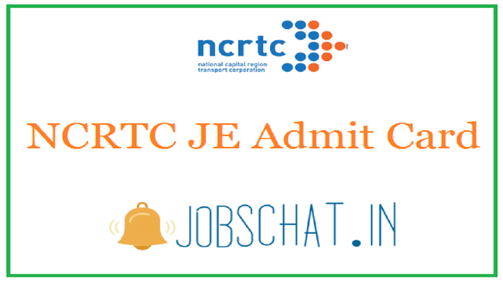 NCRTC JE Admit Card