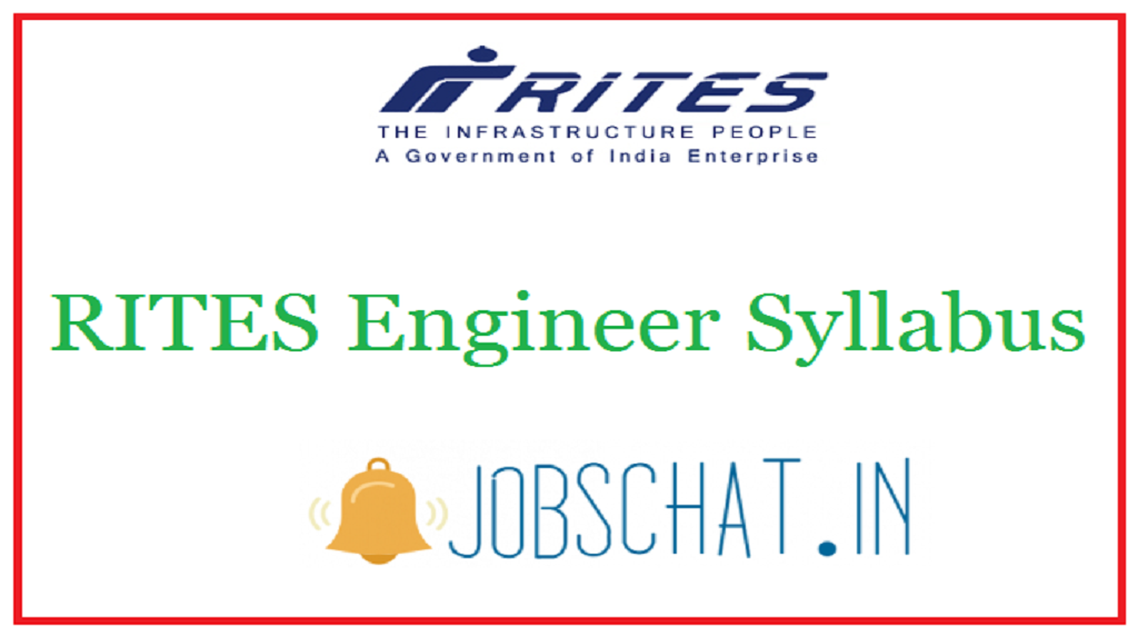 RITES Engineer Syllabus