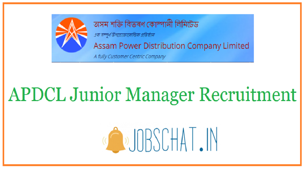 APDCL Junior Manager Recruitment