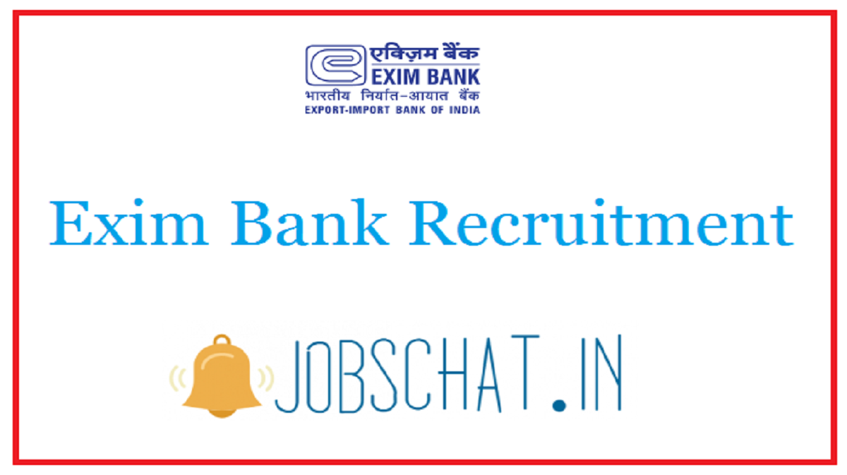 Exim Bank Recruitment