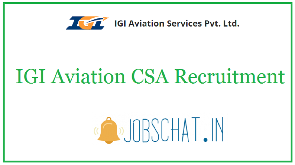 IGI Aviation CSA Recruitment