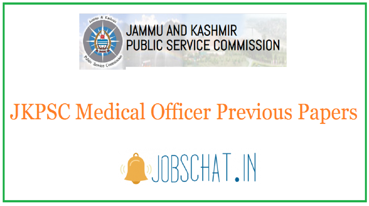 JKPSC Medical Officer Previous Papers JK MO Question Papers