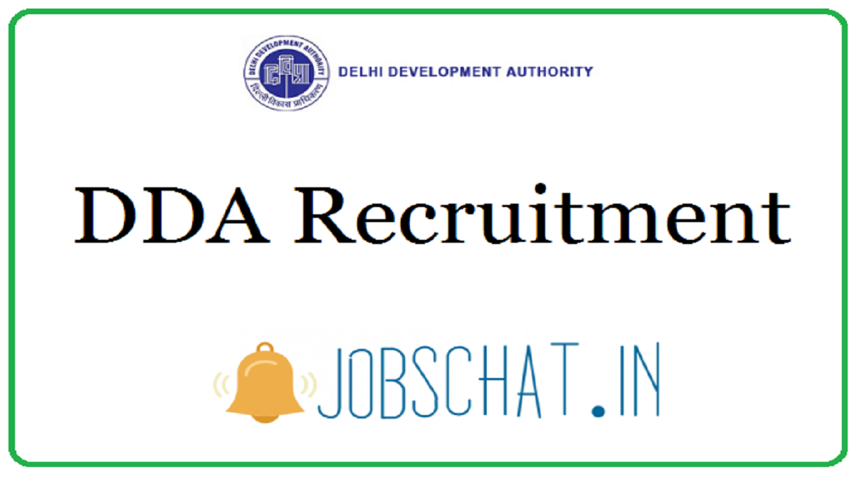 DDA Recruitment