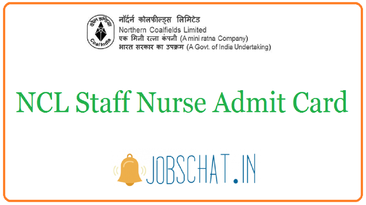 NCL Staff Nurse Admit Card