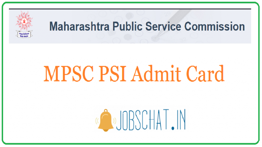 MPSC PSI Admit Card 2020 | MPSC PSI, STI, ASO Exam Date Out