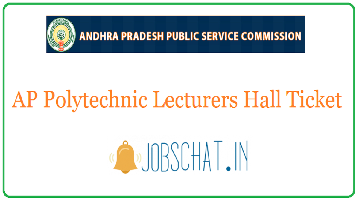AP Polytechnic Lecturers Hall Ticket