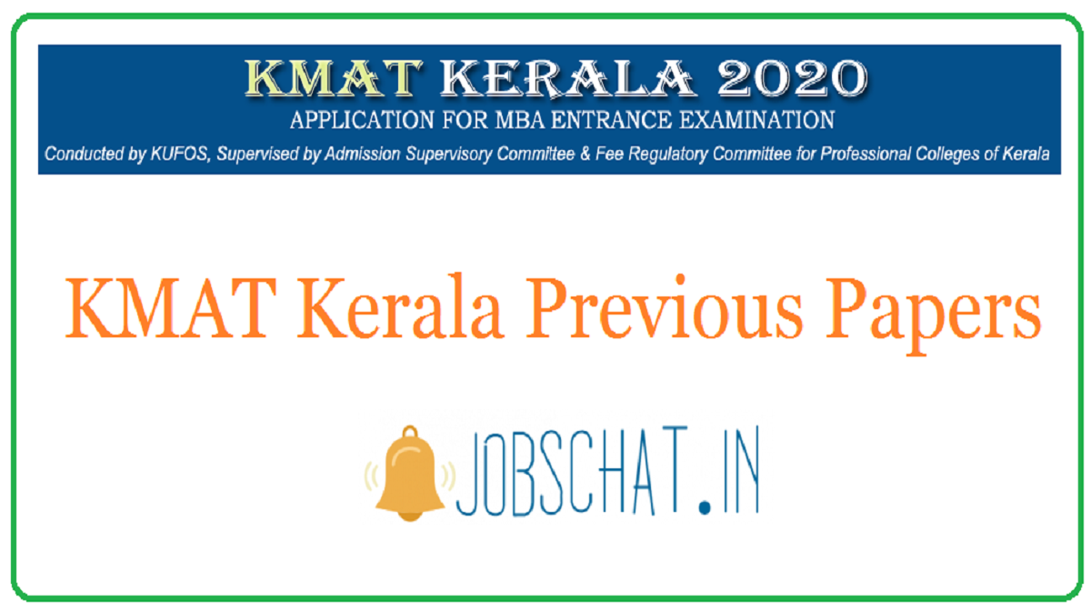 KMAT Kerala Previous Papers