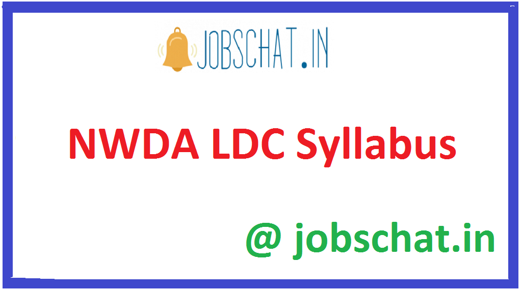 NWDA LDC Syllabus