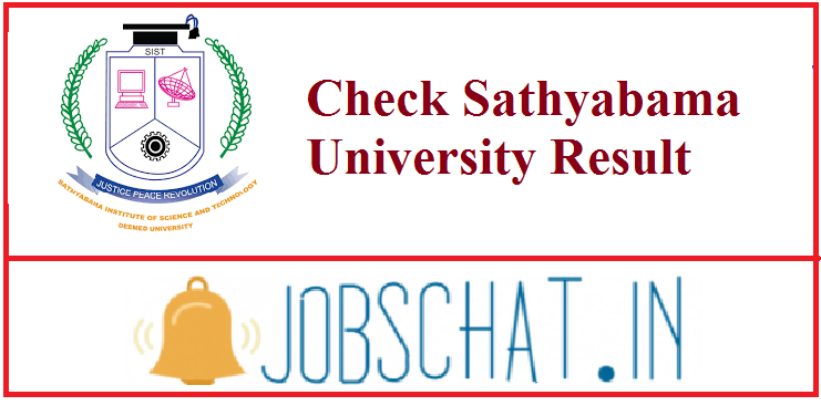 university date sathyabama last exam entrance Exam 2019    UG Sathyabama & PG Semester Result University