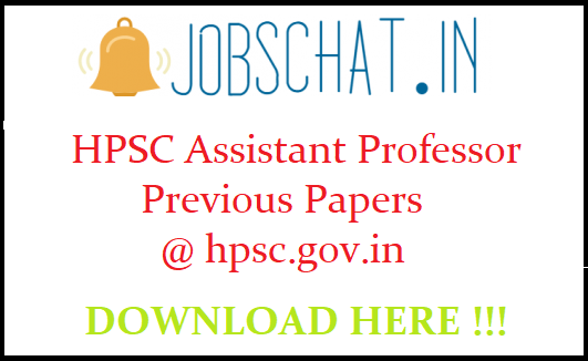 {Free} HPSC Assistant Professor Previous Papers PDF @ Hpsc.gov.in