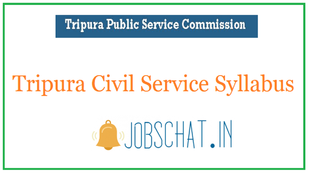 Tripura Civil Service Syllabus