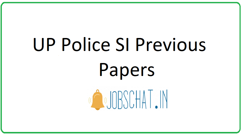 UP Police SI Previous Papers