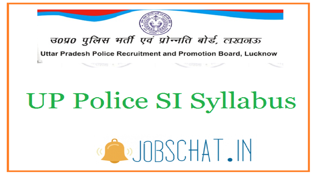 UP Police SI Syllabus