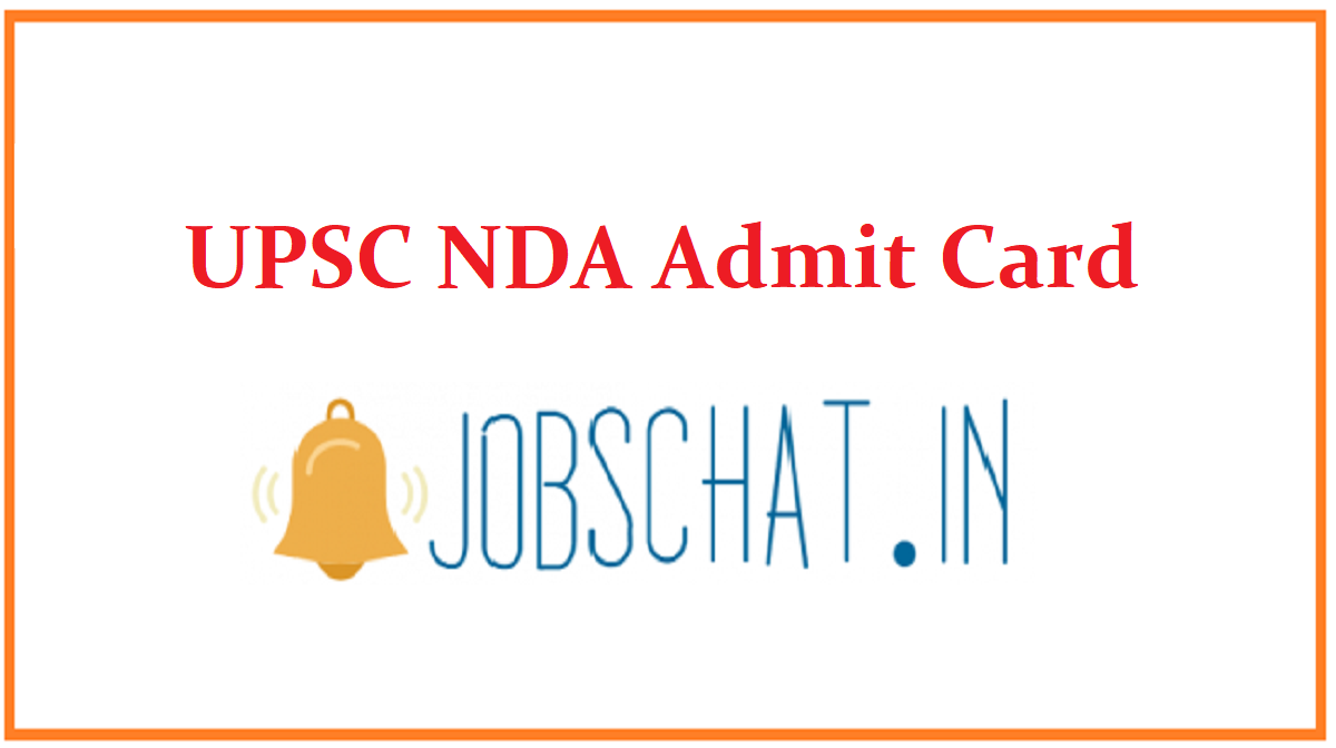 UPSC NDA Admit Card 
