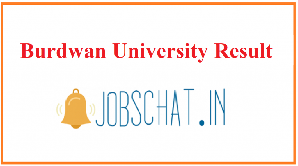 Burdwan University Result