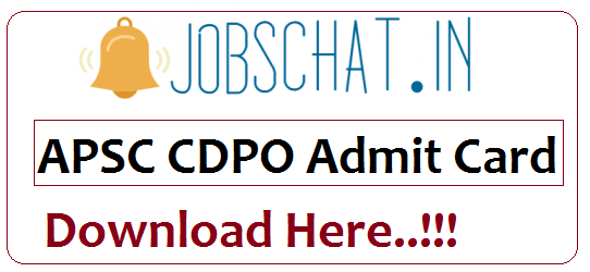 APSC CDPO Admit Card 2019 | APSC Computer Operator Exam ...