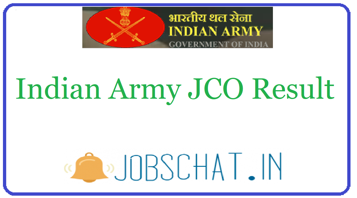 Indian Army JCO Result