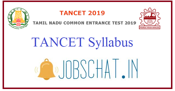 TANCET Syllabus 2019 | Check TANCET 2019 Exam Pattern