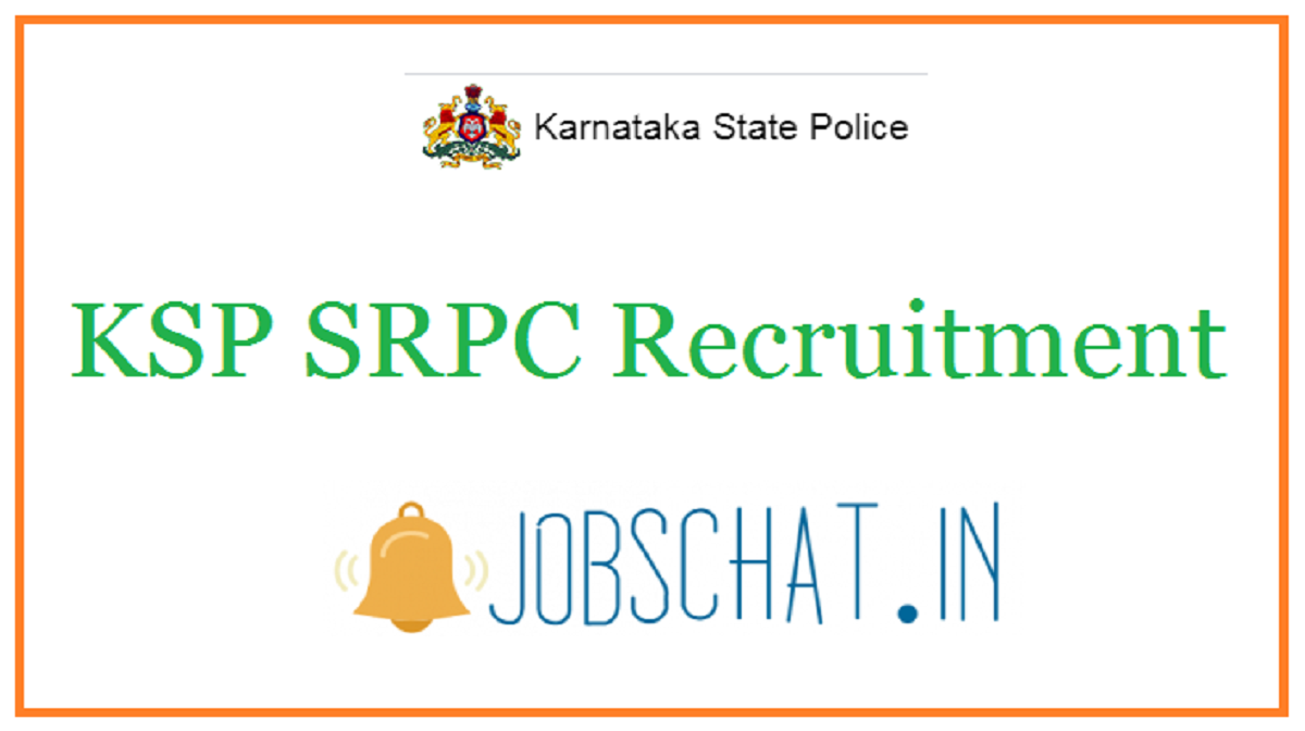 KSP SRPC Recruitment