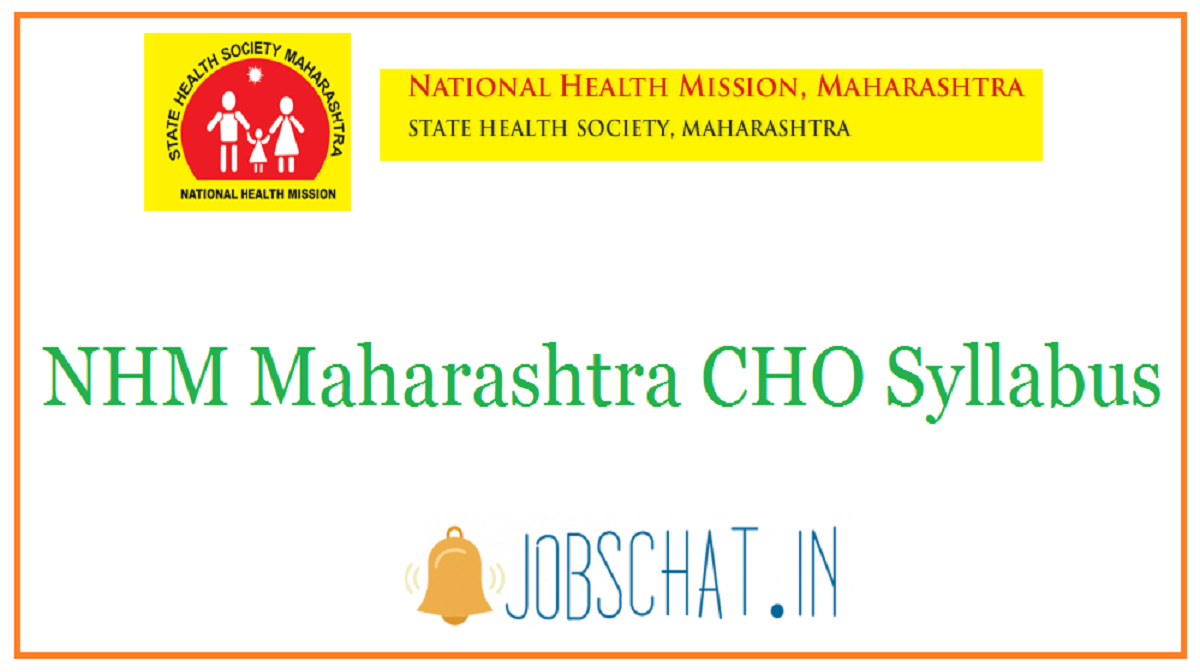 NHM Maharashtra CHO Syllabus