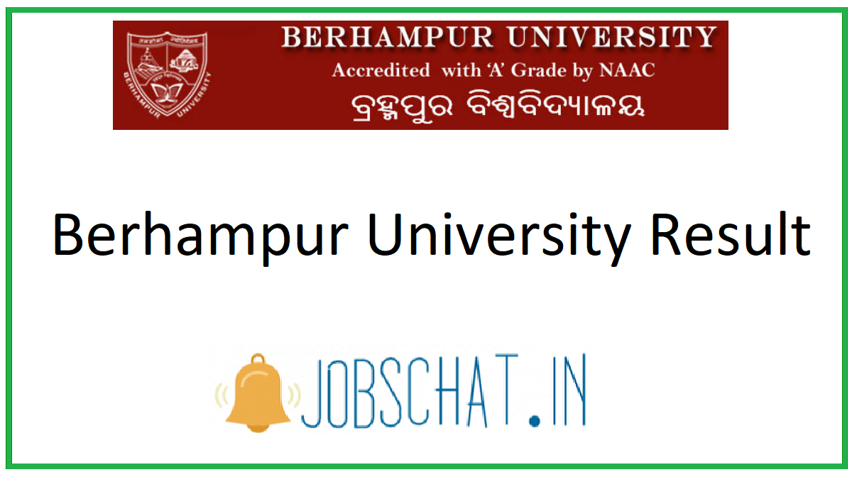 Berhampur University 3rd Semester Result 2021 
