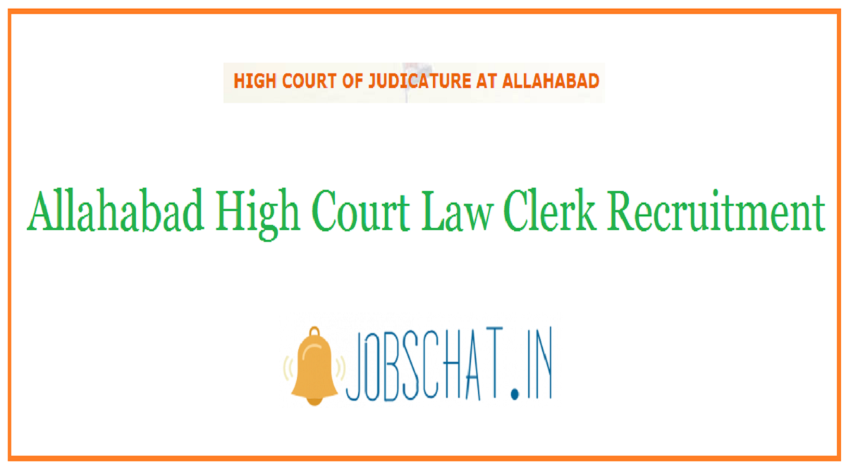 Allahabad High Court Law Clerk Recruitment