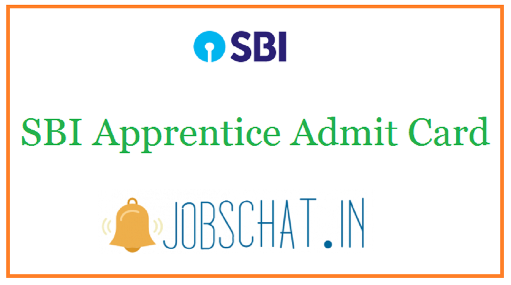 SBI Apprentice Admit Card