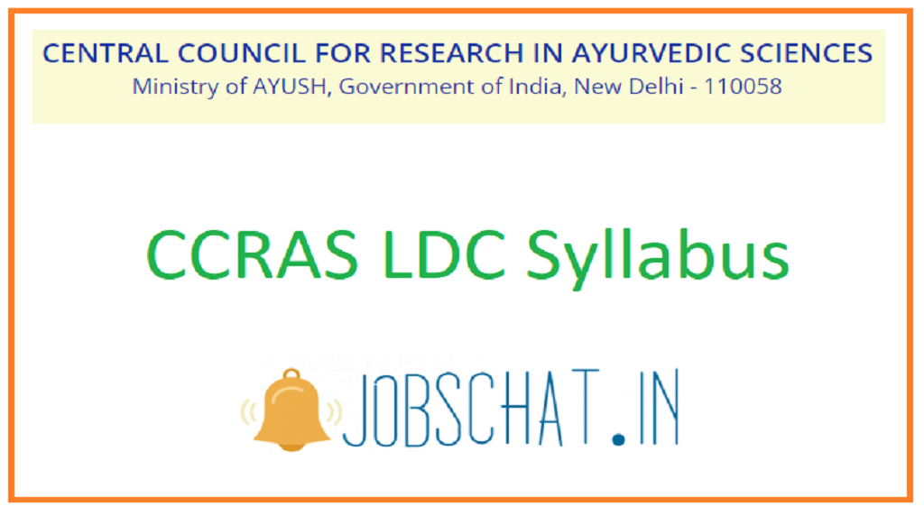 CCRAS LDC Syllabus
