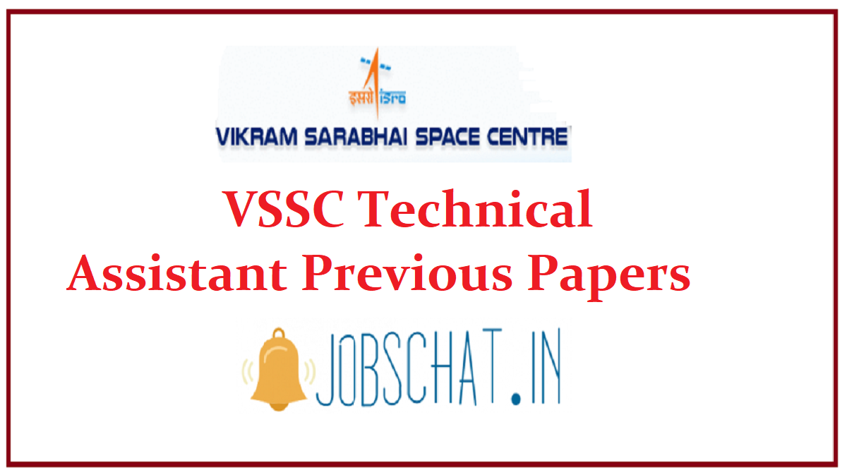 VSSC Technical Assistant Previous Papers