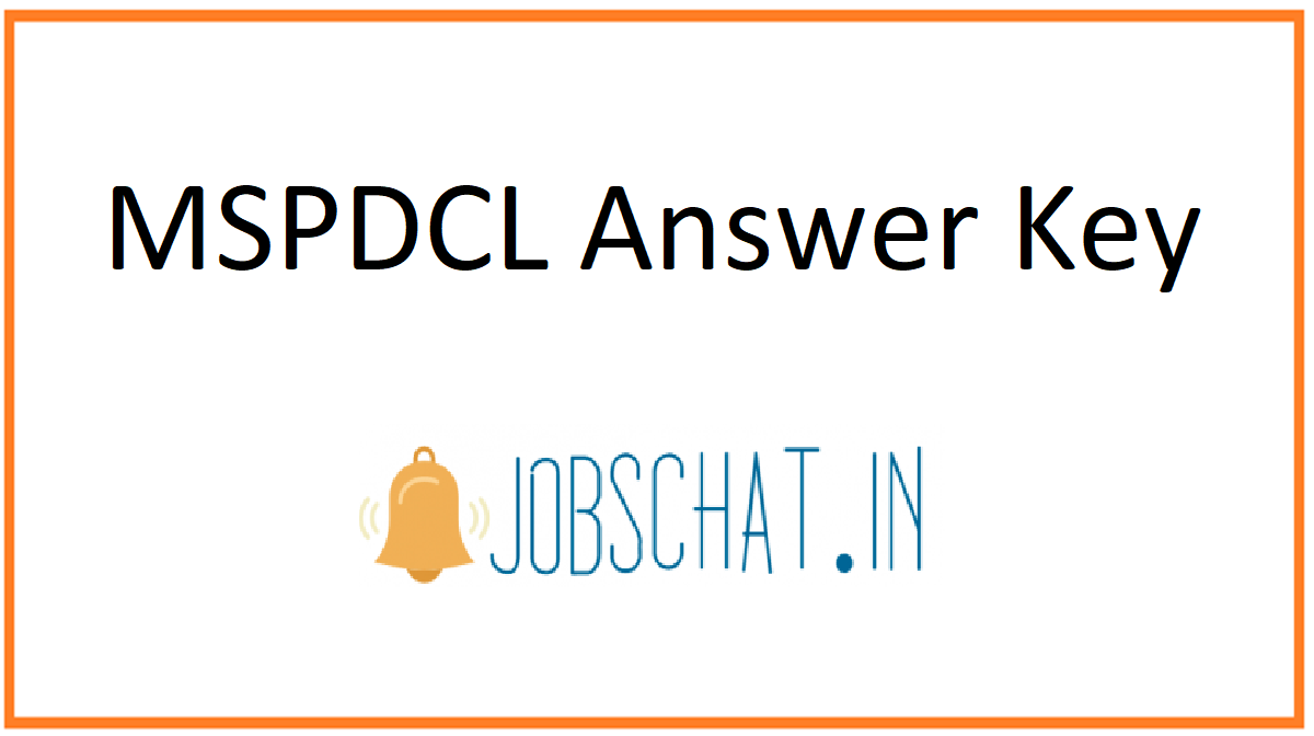 MSPDCL Answer Key 