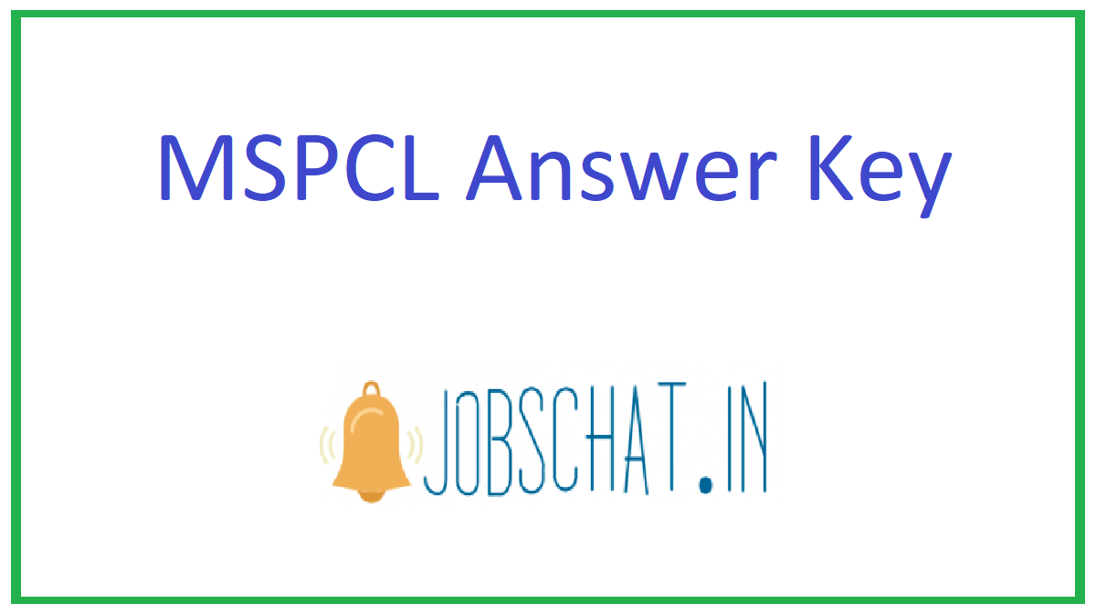 MSPCL Answer Key 