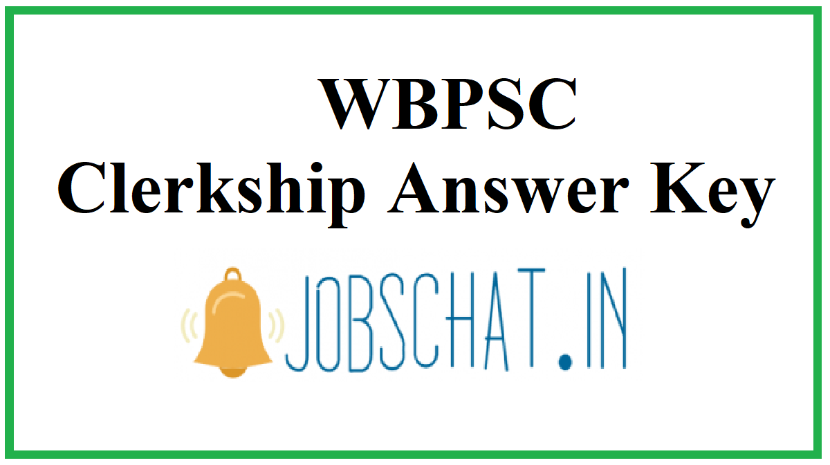 WBPSC Clerkship Answer Key