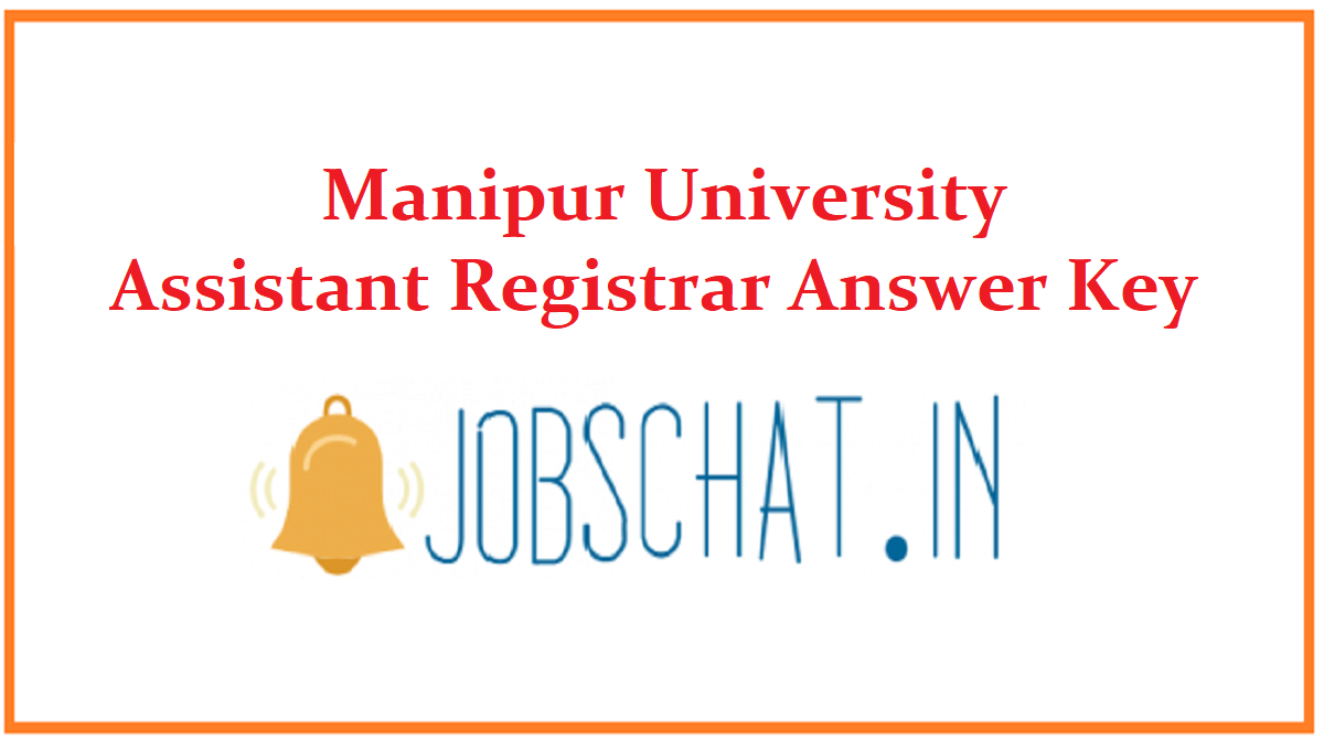 Manipur University Assistant Registrar Answer Key