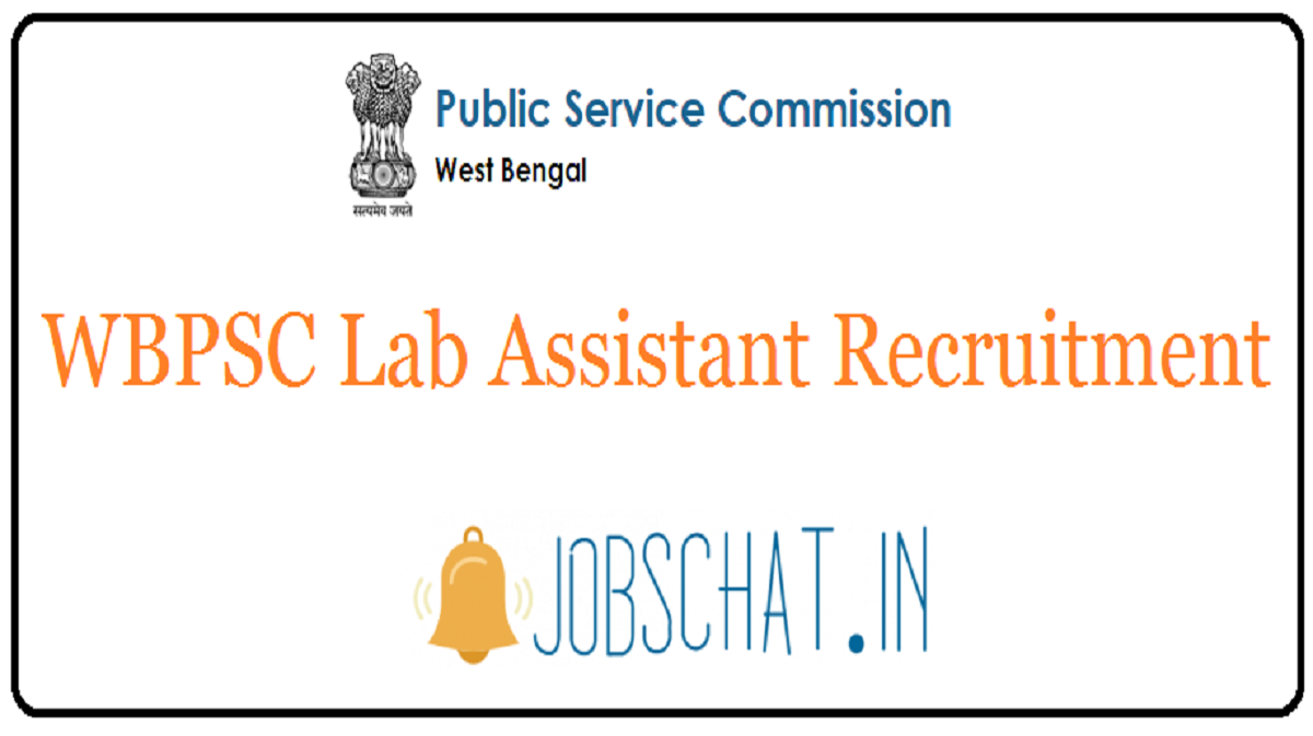 WBPSC Lab Assistant Recruitment