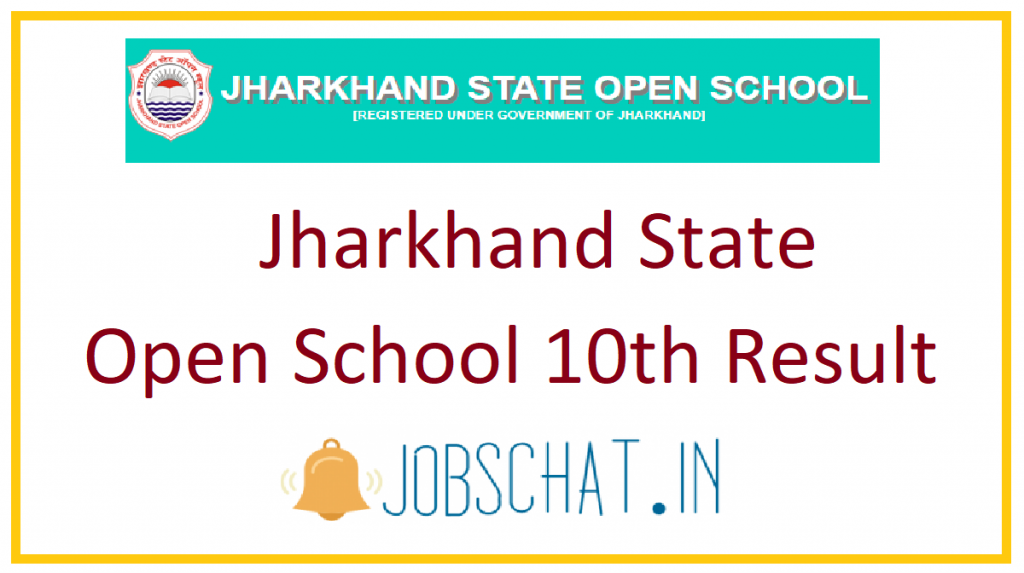 Jharkhand State Open School 10th Result 2020 JSOS Mark Sheet