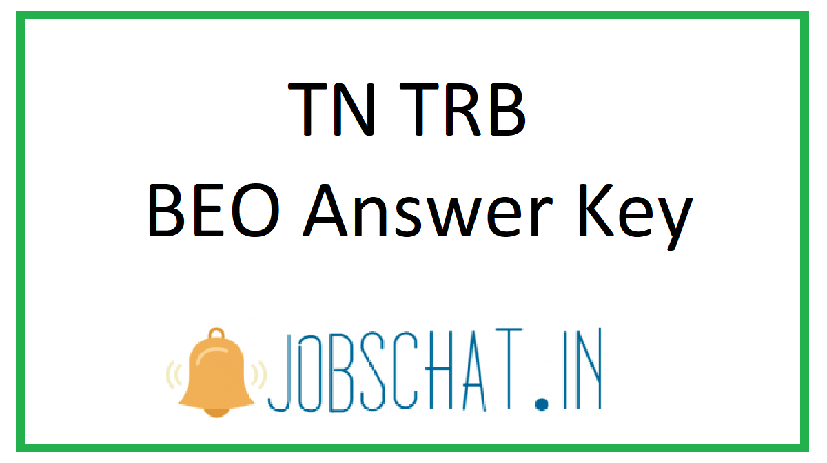 TN TRB BEO Answer Key 