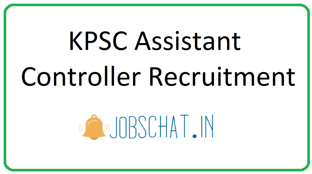 KPSC Assistant Controller Recruitment