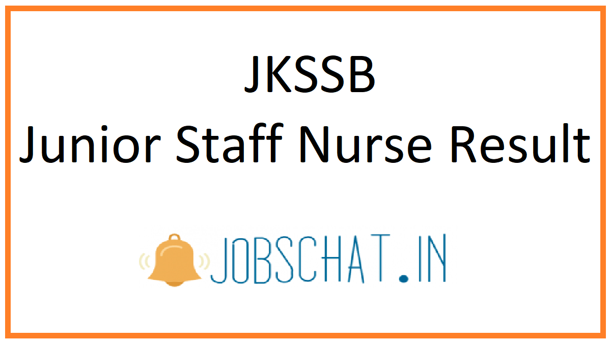 JKSSB Junior Staff Nurse Result