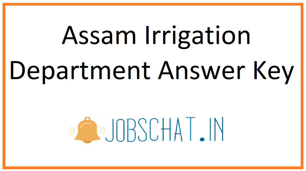 Assam Irrigation Department Answer Key
