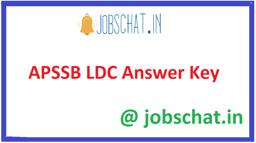 APSSB LDC Answer Key