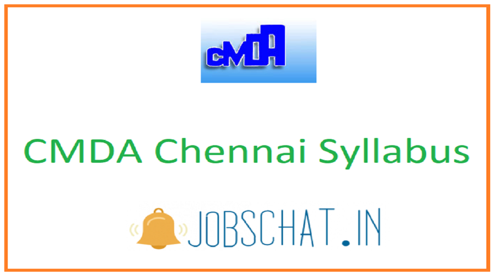 CMDA Chennai Syllabus