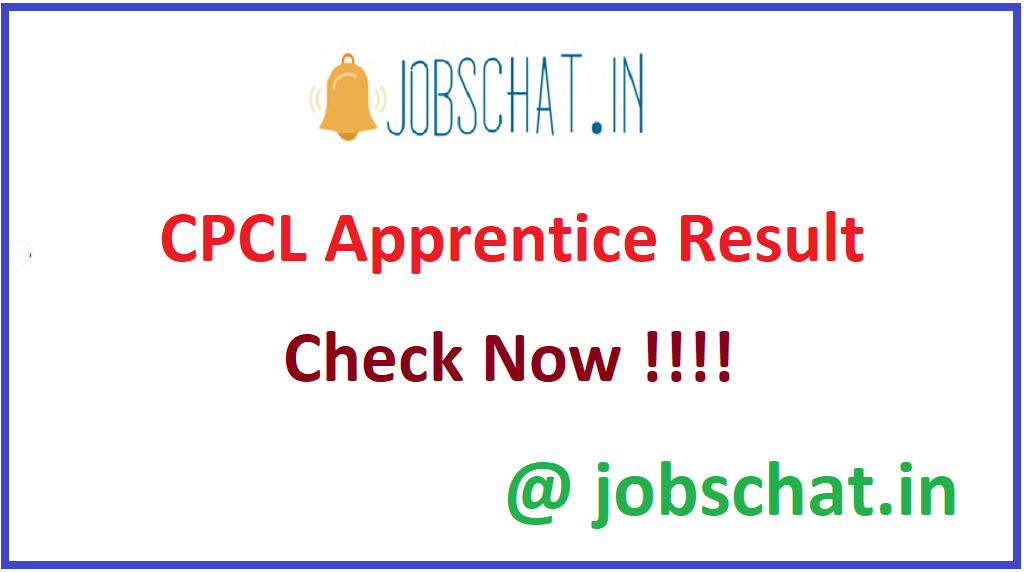 CPCL Apprentice Result