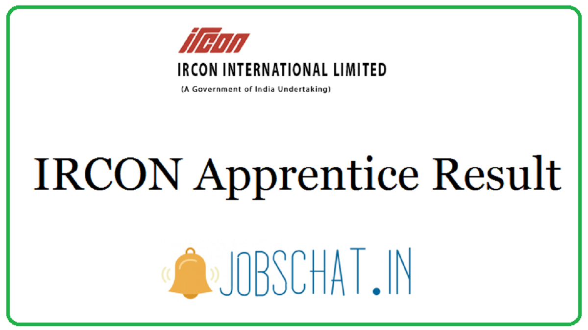 IRCON Apprentice Result