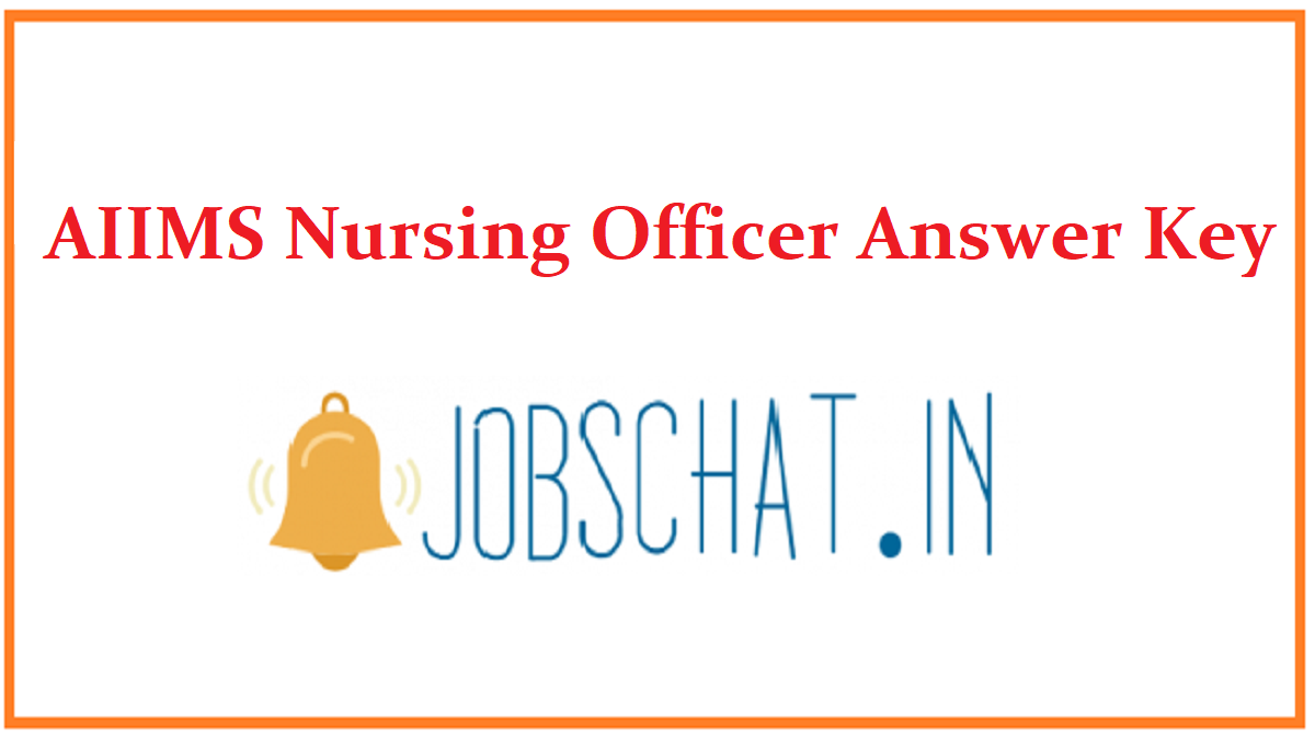 AIIMS Nursing Officer Answer Key