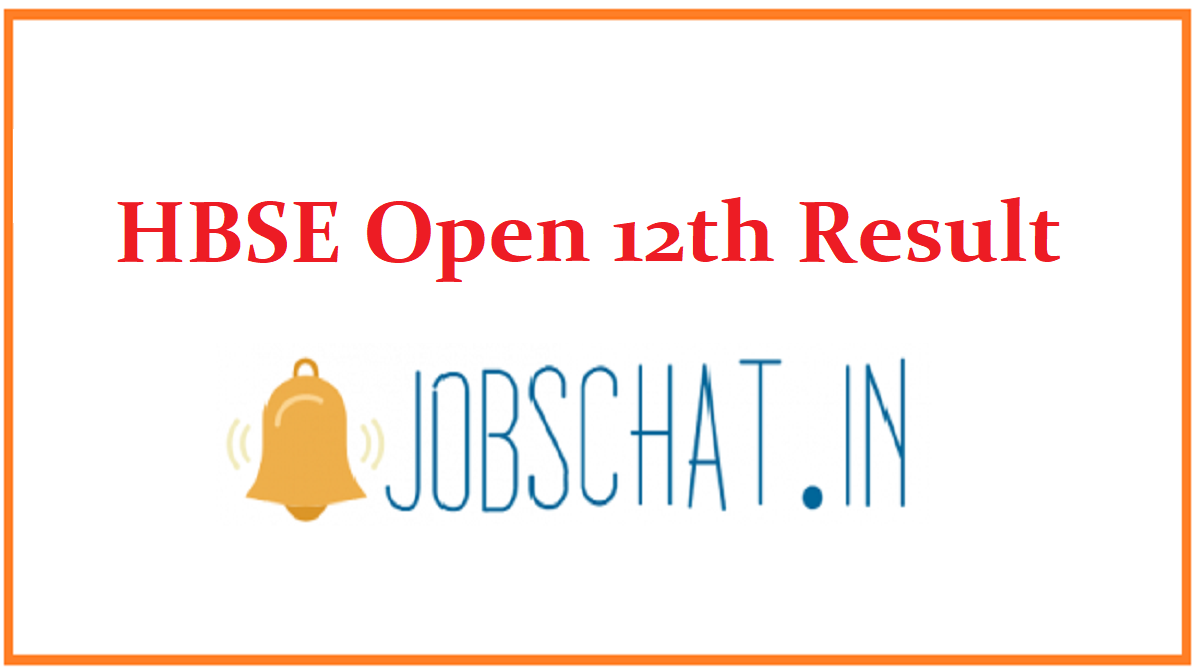 HBSE Open 12th Result