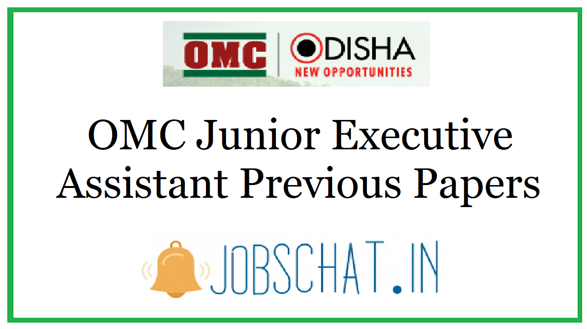 OMC Junior Executive Assistant Previous Papers