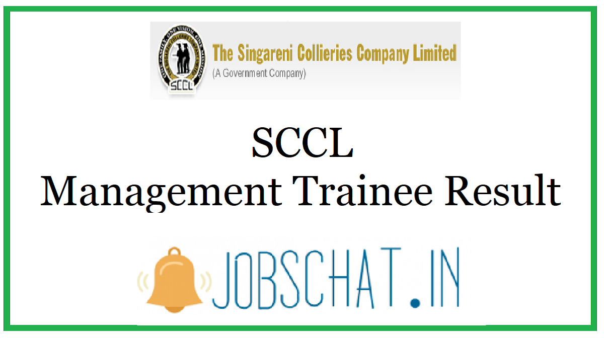 SCCL Management Trainee Result