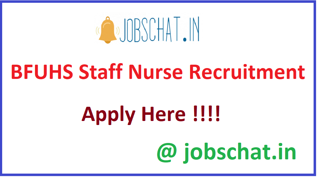BFUHS Staff Nurse Recruitment