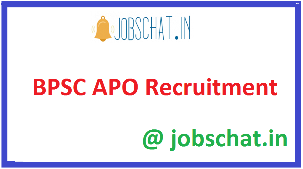 BPSC APO Recruitment